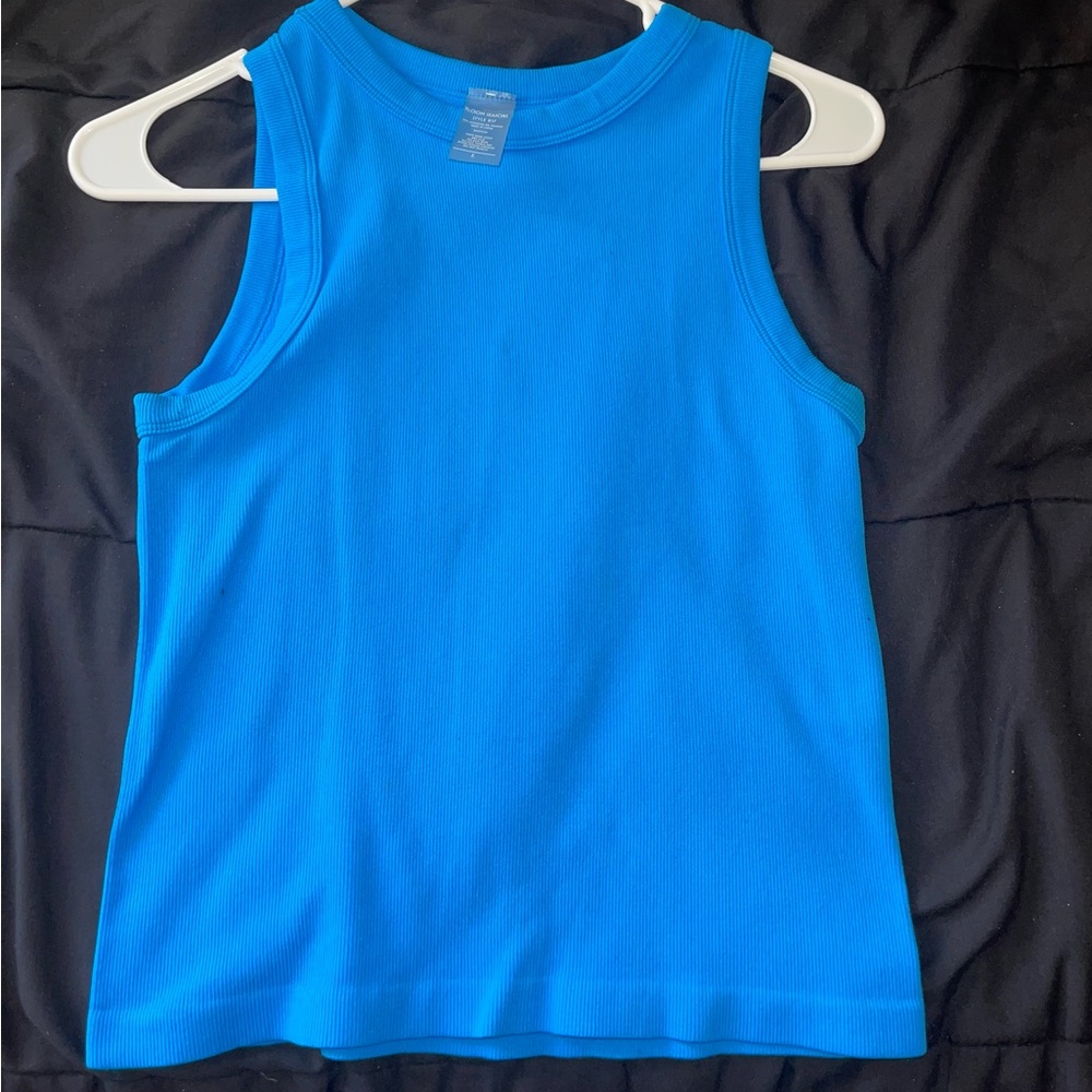 Blue tank top